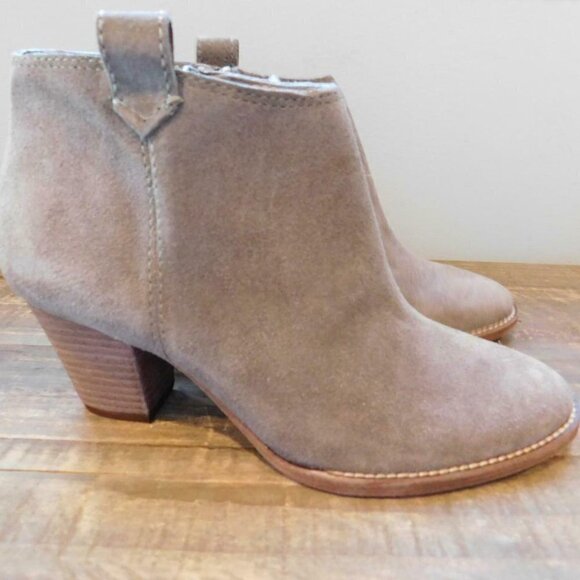 ! Madewell $228 The Billie Boots Suede Shoes f5045 - Picture 3 of 4